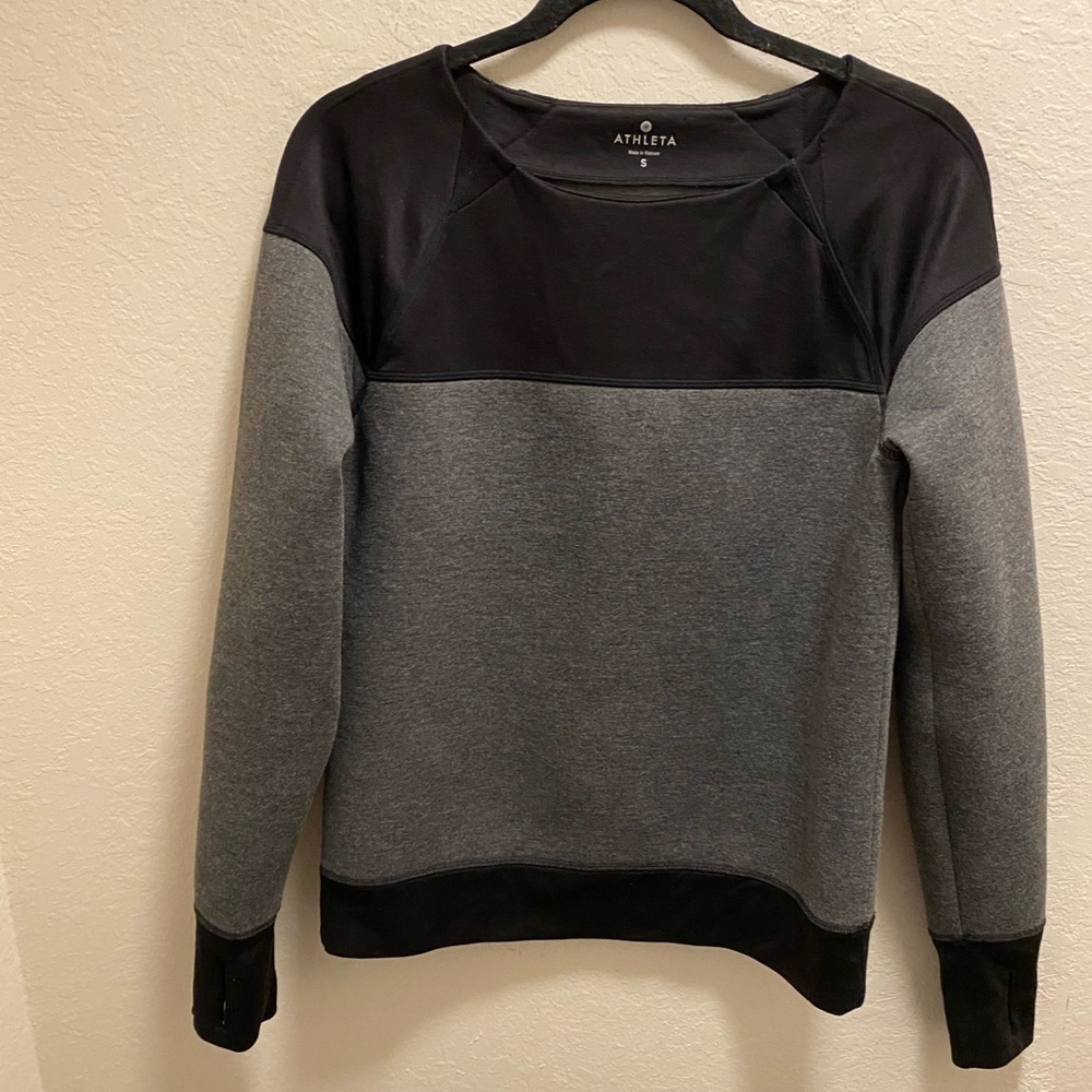 Athleta Fuse Scuba Color Block Sweatshirt